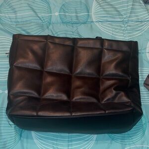 Target Black Quilted Laptop Bag